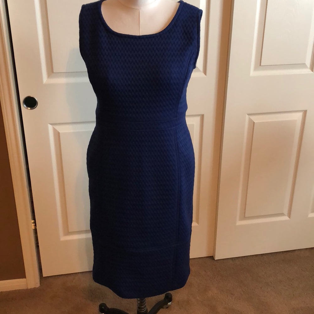 Tabitha blue knit dress